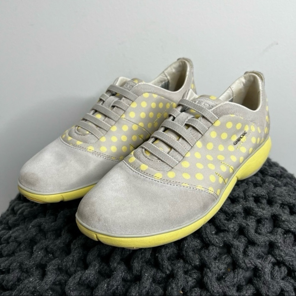 GEOX D Nebula Off Crème/Lt Yellow